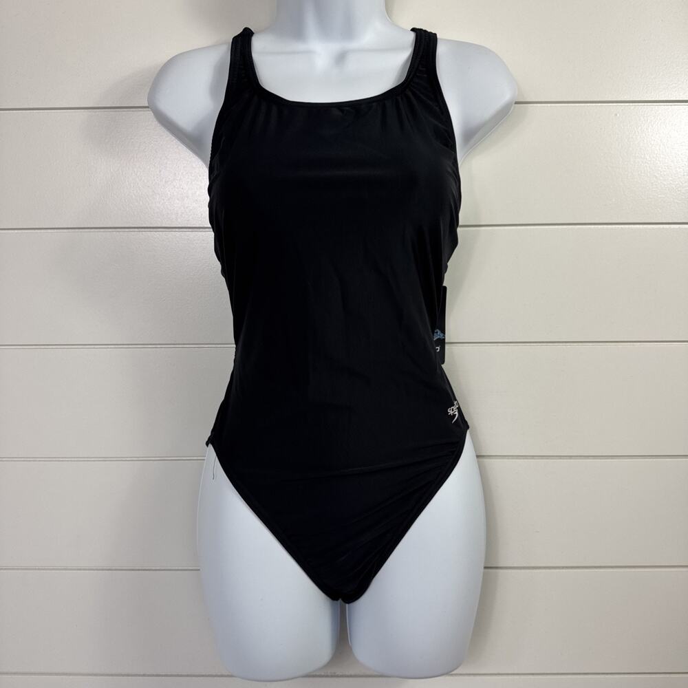 Speedo Pro LT Swimsuit Racerback Black sz 10/36